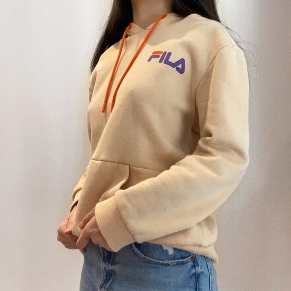 Beige/cream Fila Hoodie - Picture 2 of 3